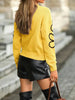 Kennedi - Pullover mit rundhalsausschnitt und blumenmuster