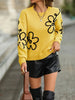 Kennedi - Pullover mit rundhalsausschnitt und blumenmuster