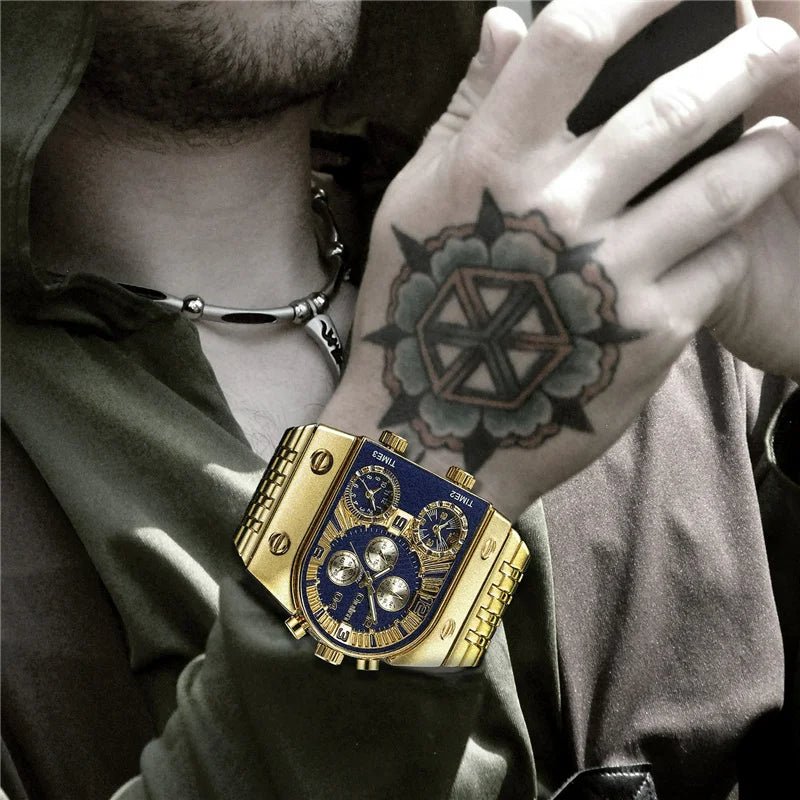 GoldWear™ – Goldene Wasserdicht Luxus-Herrenuhr
