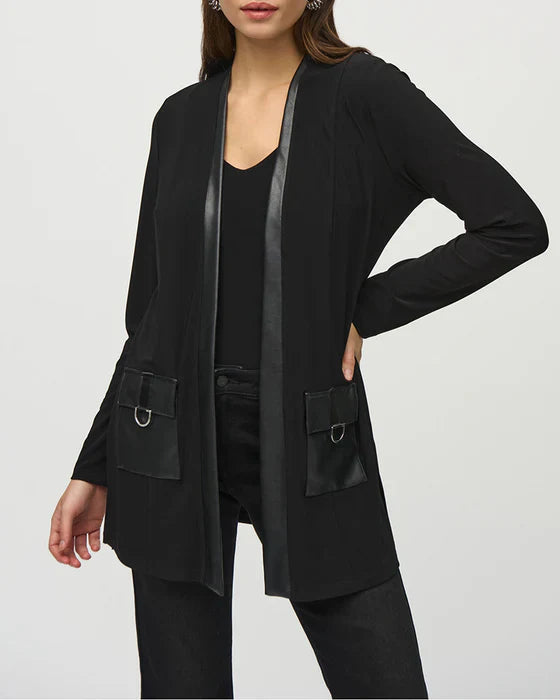 Chloe - Jacke Mit Schlichter Patchwork-Tasche