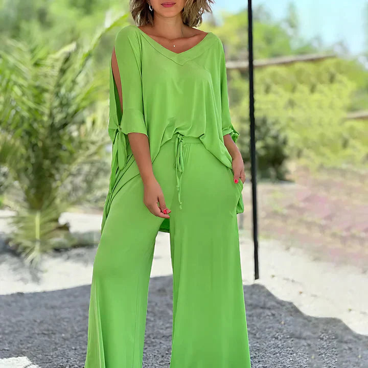 Karla - Lässiger Chic Zweiteiliges Sommer-Set