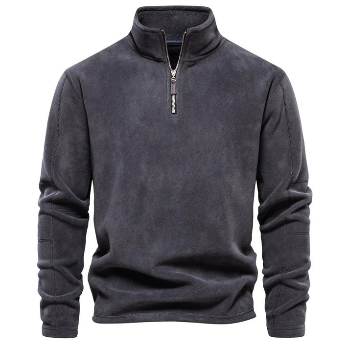 Aydin - Fleecepullover mit halbem reißverschluss für herren