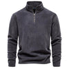 Aydin - Fleecepullover mit halbem reißverschluss für herren