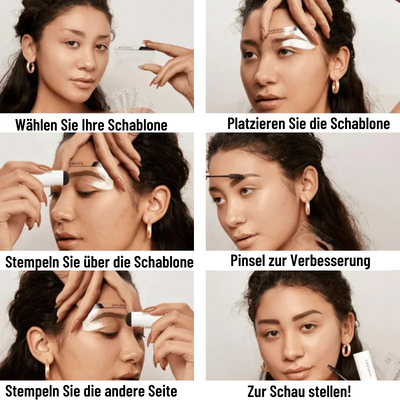PerfectBrow™ | Augenbrauen-Schablonen-Set