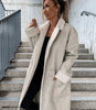 Kimber - Leder und fleecejacke mit schnürung