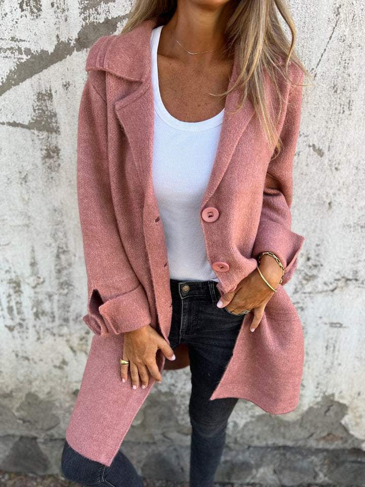 Christina - Lässiger Mantel mit Revers