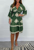 Anita - Gedrucktes Kleid mit V-Ausschnitt