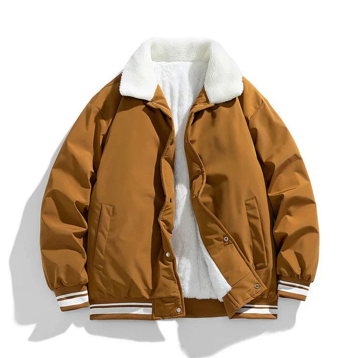 Zephyr - Stylischer Sherpa-Kragen Herrenjacke
