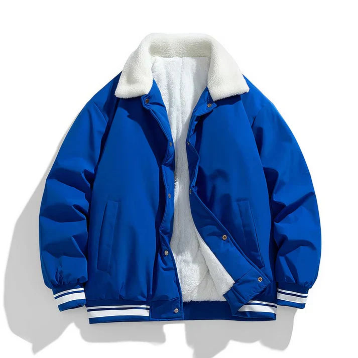 Zephyr - Stylischer Sherpa-Kragen Herrenjacke