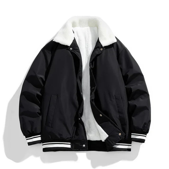 Zephyr - Stylischer Sherpa-Kragen Herrenjacke