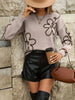 Kennedi - Pullover mit rundhalsausschnitt und blumenmuster