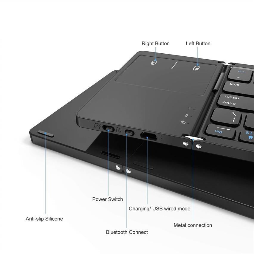 Faltbare Drahtlose Bluetooth-Tastatur