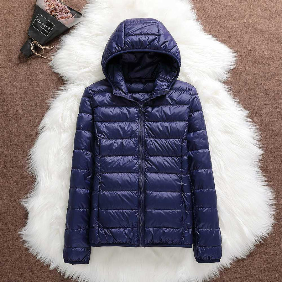 Olive - Kuschelige Wetterschutzjacke