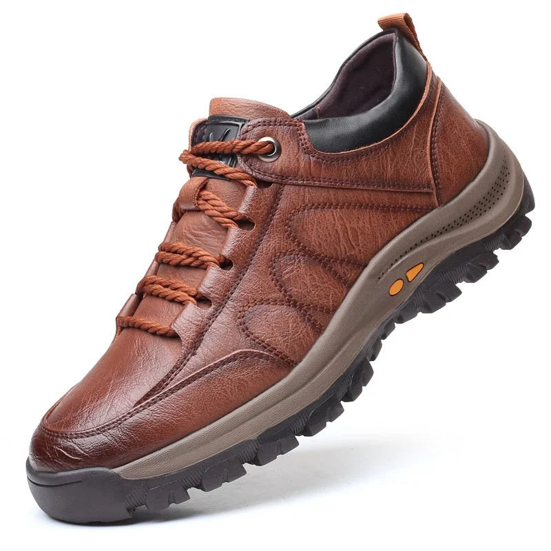Wasserdichte orthopädische Outdoor-Schuhe für Herren aus PU-Leder