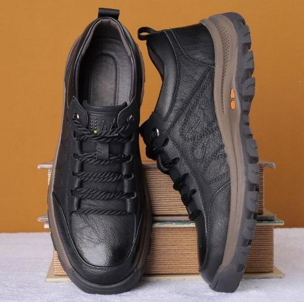 Wasserdichte orthopädische Outdoor-Schuhe für Herren aus PU-Leder