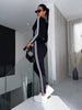 Veluxe - V-Ausschnitt Jumpsuit