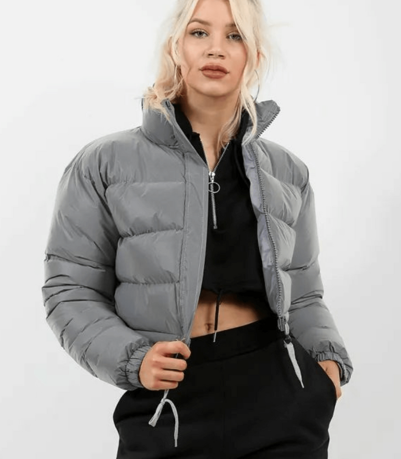 Ariah - Kurze Pufferjacke Mit Kordelzug