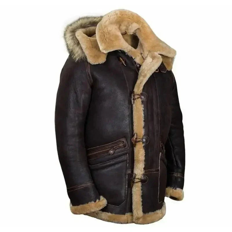 Vincent - Stylische lederjacke für herren