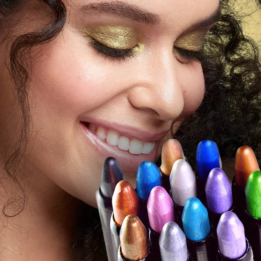 GlitzGlide™ - Lidschattenstifte | Set mit 15 Farben