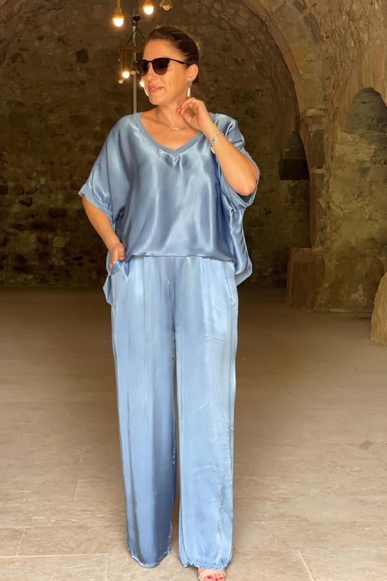 Melanie - V-Ausschnitt 2-teiliges Set