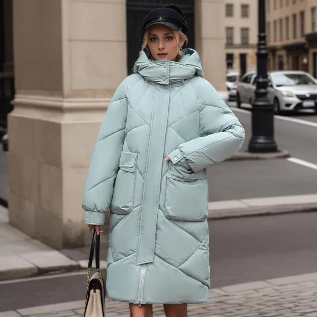 April - Solider wintermantel für damen
