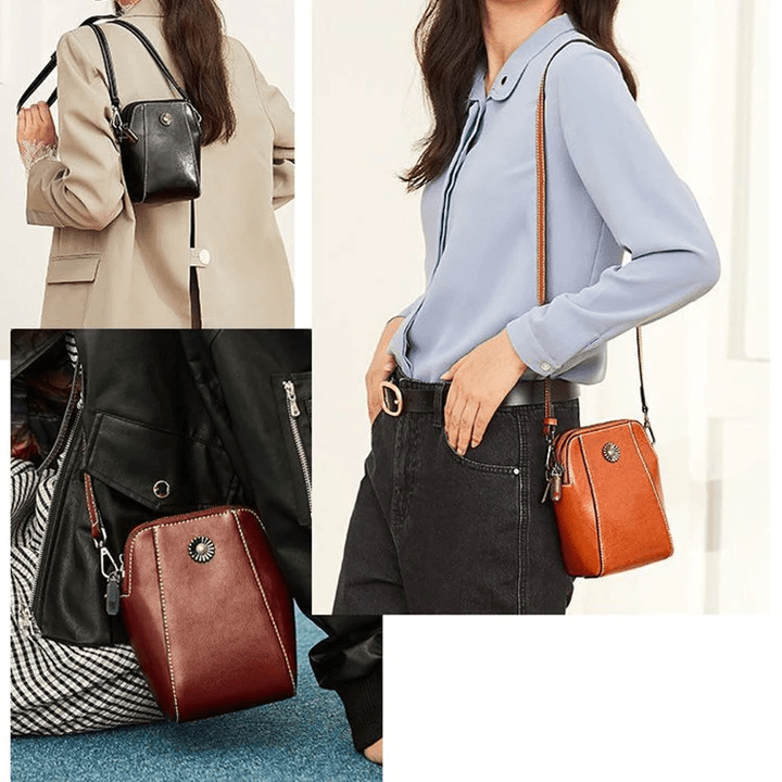 LuxeBag - Stylische Leder-Umhängetasche