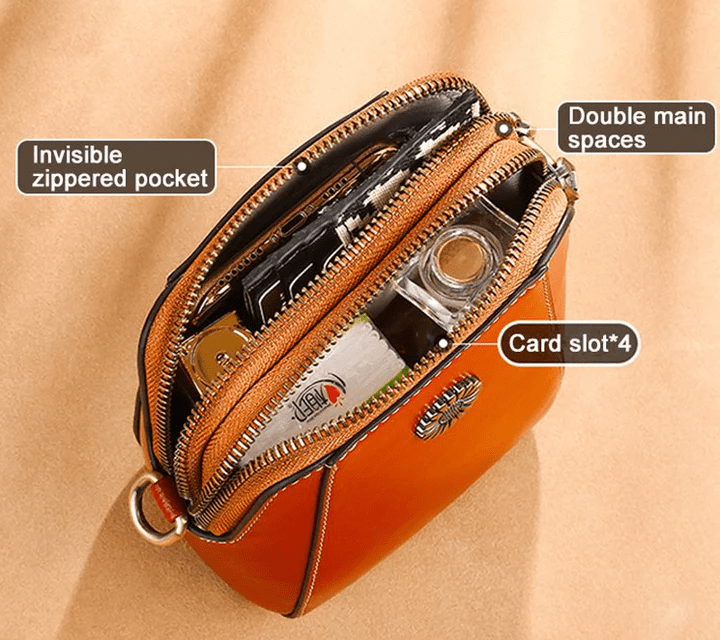 LuxeBag - Stylische Leder-Umhängetasche