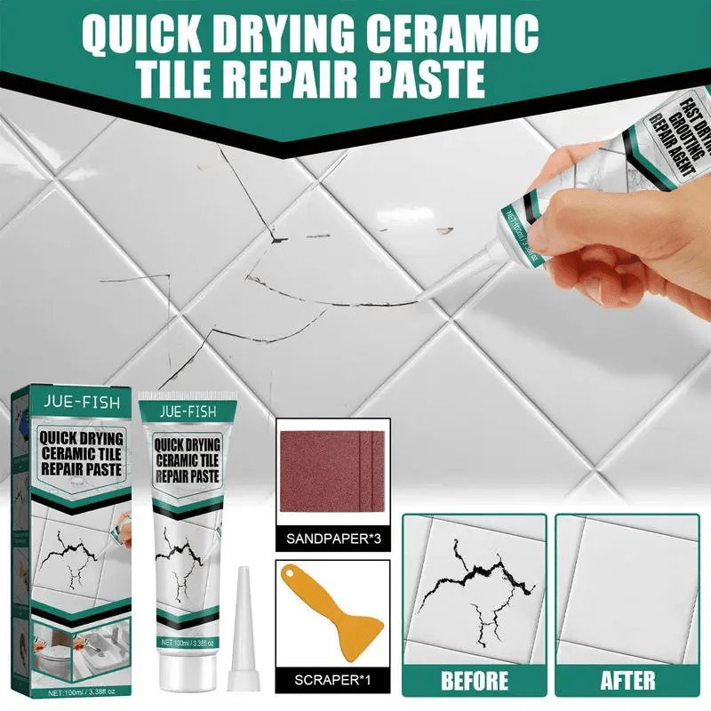 TileCare™ | Ultra-Glatte Fliesenreparaturpaste