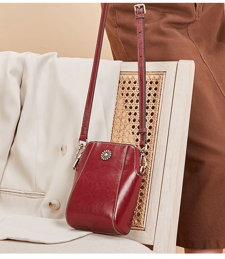 LuxeBag - Stylische Leder-Umhängetasche