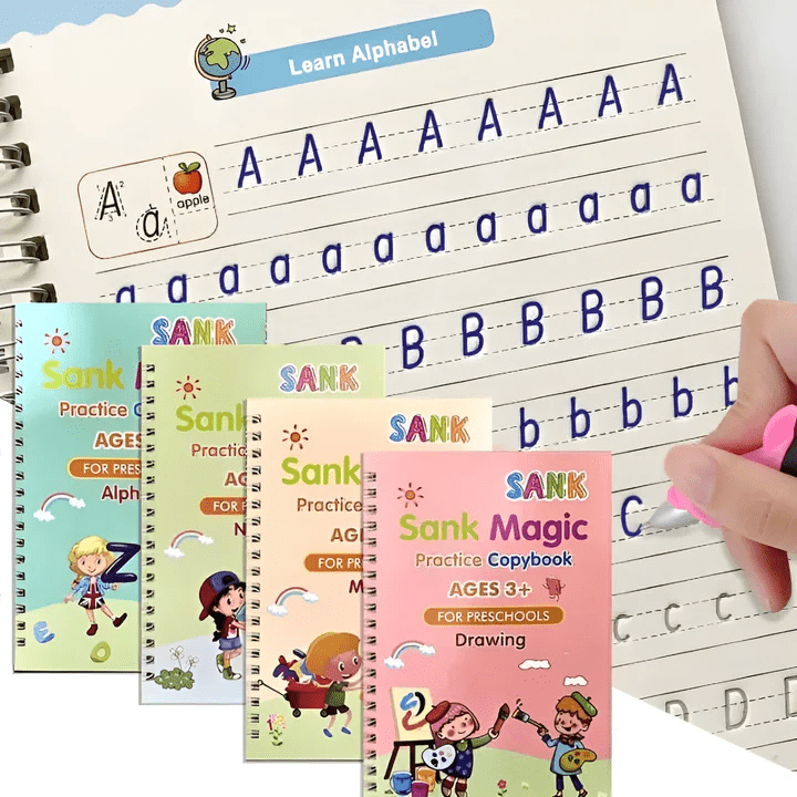 LearnPlay - Magisches wiederverwendbares Übungsheftset