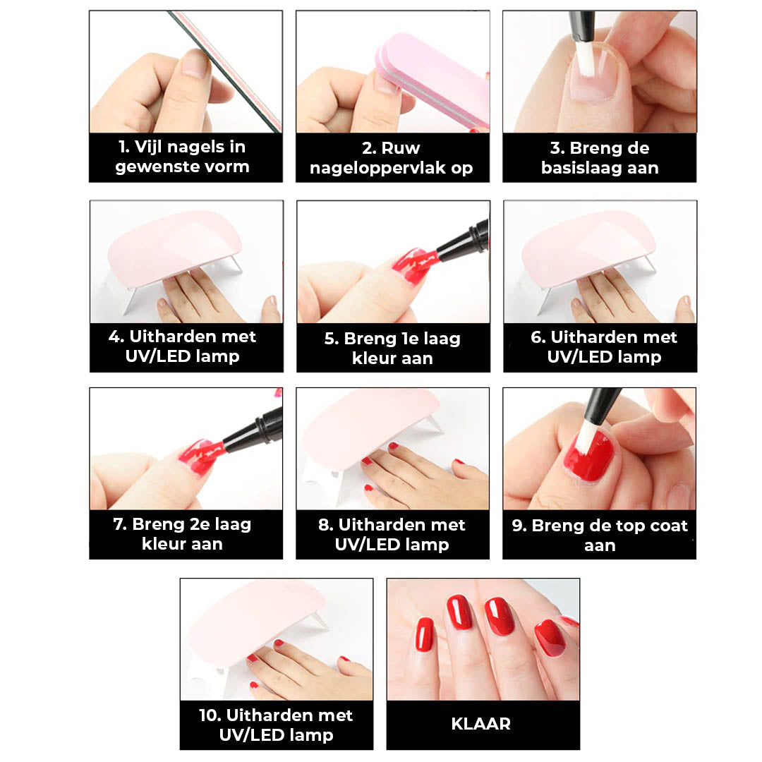 Nail Glam™ | Nagel gel pen (2+1 GRATIS)
