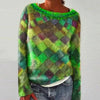 Imogen - Bunter & stylischer pullover mit o-ausschnitt