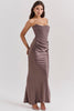 Ezra - Elegantes trägerloses Korsett Maxikleid