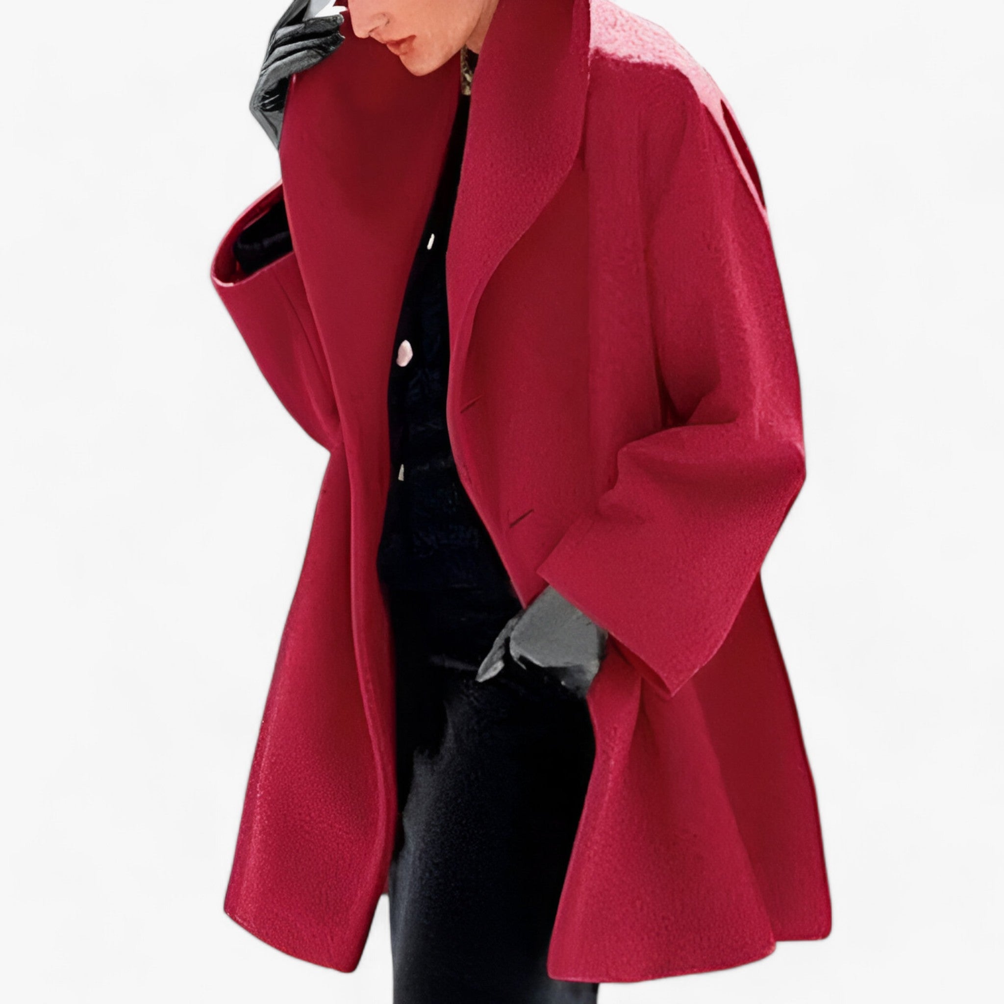 Daniella - Trenchcoat aus Wolle für Frauen