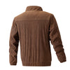 Henry - Herren cordjacke mit stehkragen und tasche