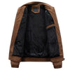 Henry - Herren cordjacke mit stehkragen und tasche
