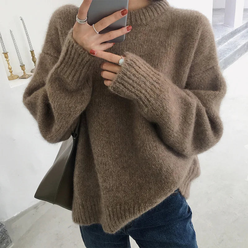Holly - Modischer langärmeliger pullover