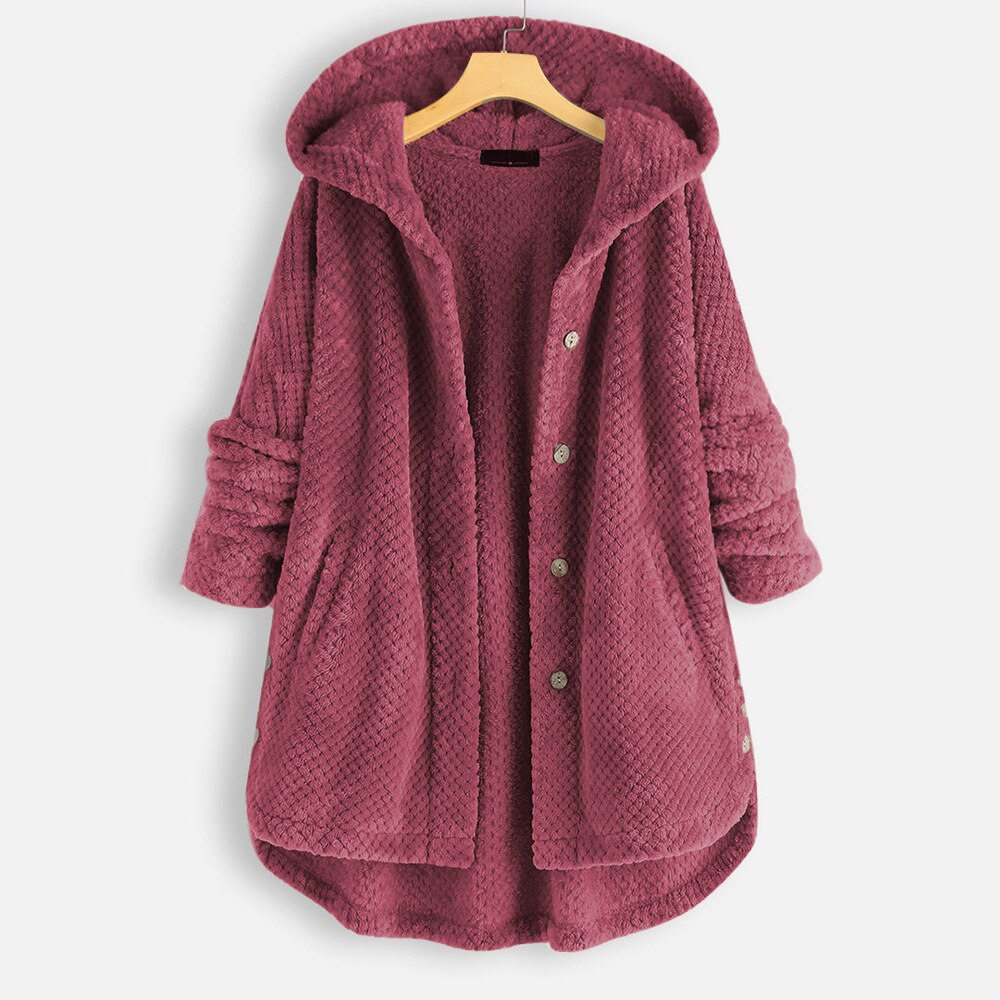 Emmett - Übergroße kapuzenjacke für frauen