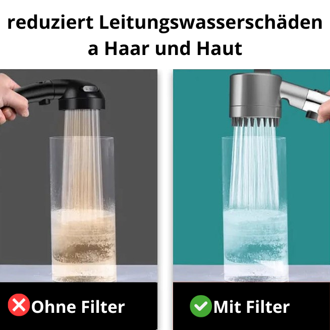 RainSense™ - 3-in-1-Hochdruck-Duschkopf