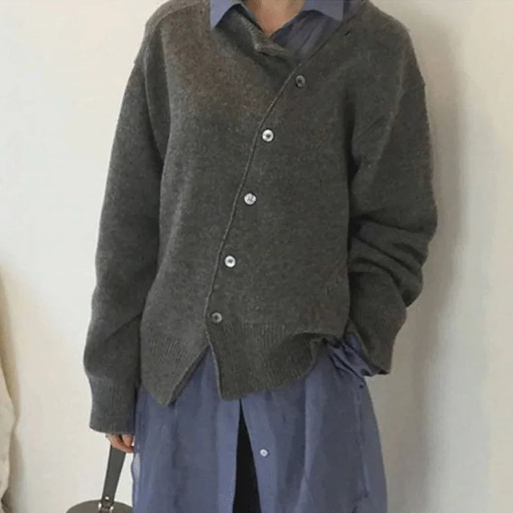 Tünde - Bequeme Jacke mit knopf
