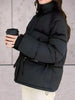 Beatriz - Parkajacke mit stehkragen und doppelverschluss