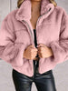 Eliza - Warme und gemütliche kunstpelzjacke mit reißverschluss