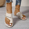 Breez - Lightweight casual fashion split toe flat sandals