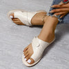 Breez - Lightweight casual fashion split toe flat sandals