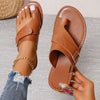 Breez - Lightweight casual fashion split toe flat sandals