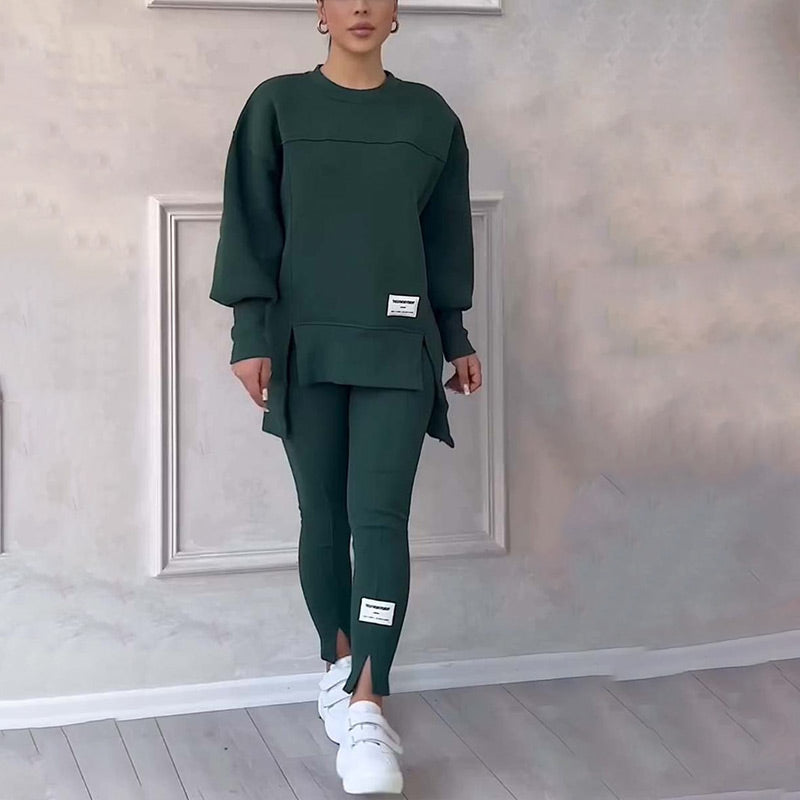 Angel - Casual Damen Sweatshirt und Leggings Set