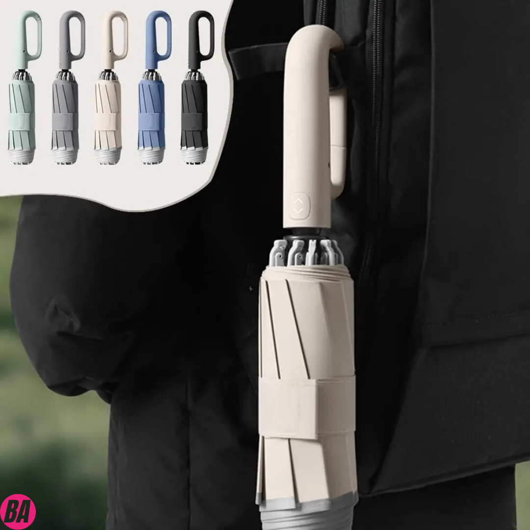 ShineShield - Smart Reflektierender Winddichter Regenschirm