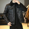 Andy - Schlanke bomberjacke aus echtem leder