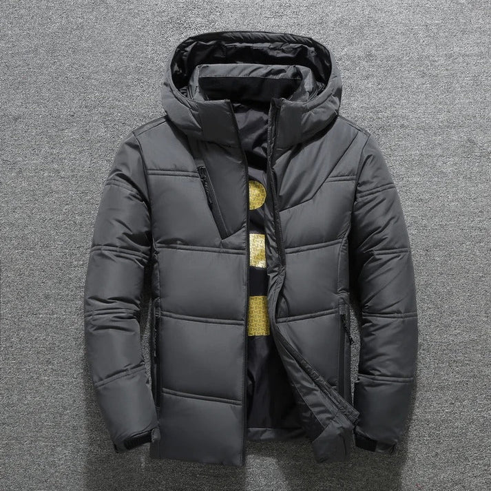 Raul - Warme wasserdichte winterjacke mit Kapuze für herren