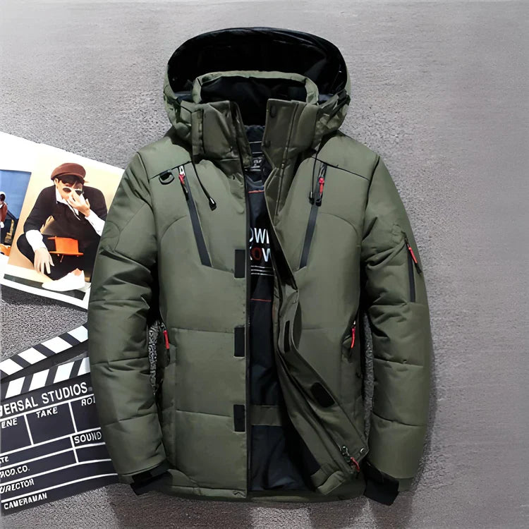 Cassandra - Moderne winterjacke mit kapuze